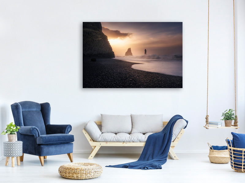 modern-4-piece-canvas-print-reynisfjara-sunrise