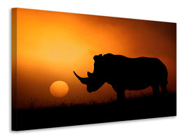 3-piece-canvas-print-rhino-sunrise