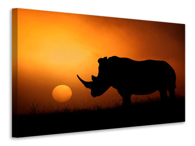 3-piece-canvas-print-rhino-sunrise