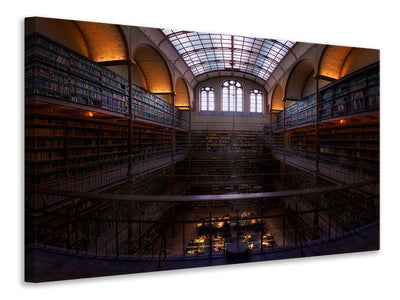 modern-4-piece-canvas-print-rijksmuseum-library