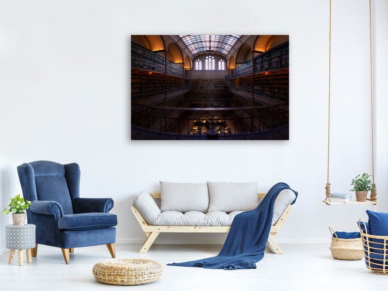 5-piece-canvas-print-rijksmuseum-library