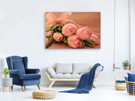 modern-4-piece-canvas-print-romantic-tulip-bouquet