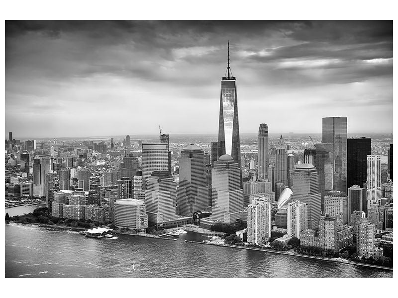 4-piece-canvas-print-skyline-black-and-white-photography-new-york