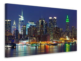 modern-4-piece-canvas-print-skyline-new-york-midtown-at-night