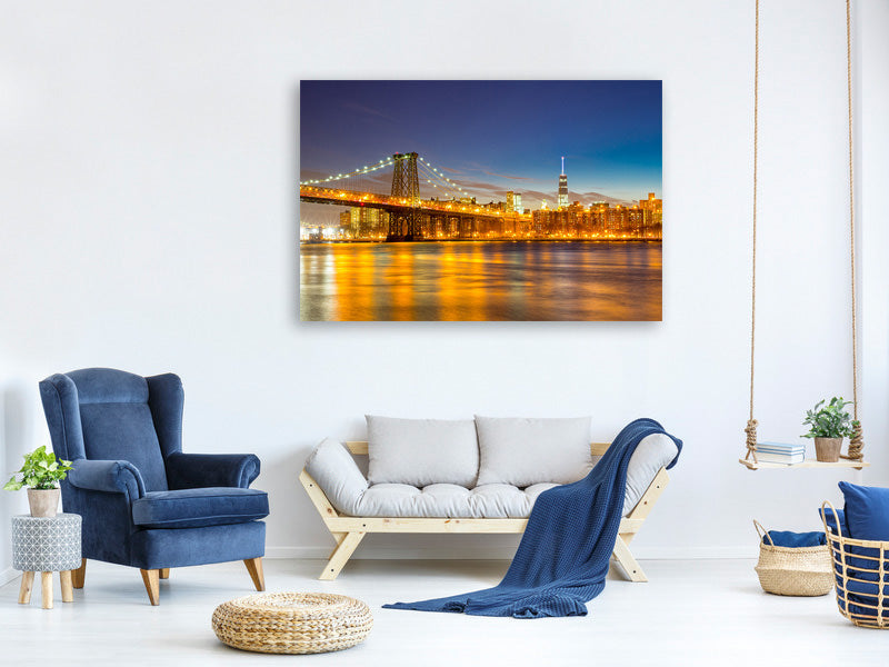 modern-4-piece-canvas-print-skyline-ny-williamsburg-bridge