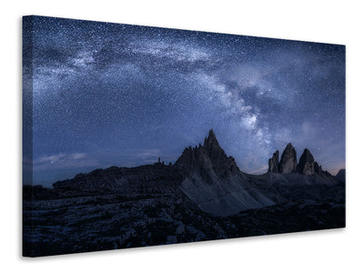 panoramic-canvas-print-stars-in-the-dolomites