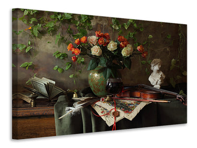3-piece-canvas-print-still-life-with-violin-and-flowers-iii