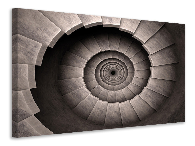 5-piece-canvas-print-stone-spiral-staircase
