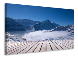 modern-4-piece-canvas-print-sun-terrace-in-the-swiss-alps