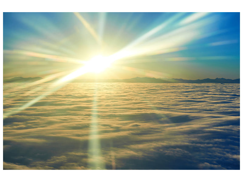 4-piece-canvas-print-sunrise-above-the-clouds
