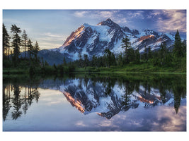 modern-4-piece-canvas-print-sunrise-on-mount-shuksan