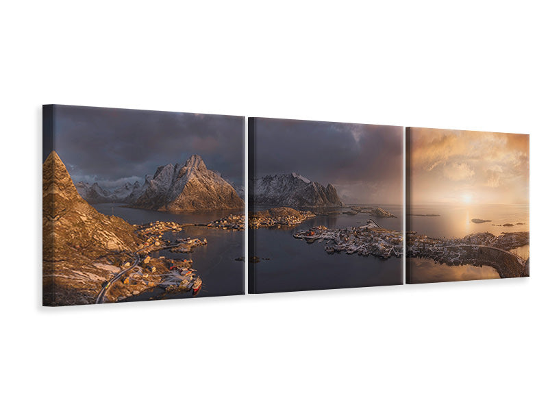 canvas-print-sunrise-over-reine