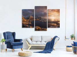 canvas-print-sunrise-over-reine