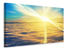 panoramic-3-piece-canvas-print-sunset-above-the-clouds