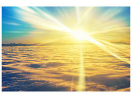 panoramic-3-piece-canvas-print-sunset-above-the-clouds