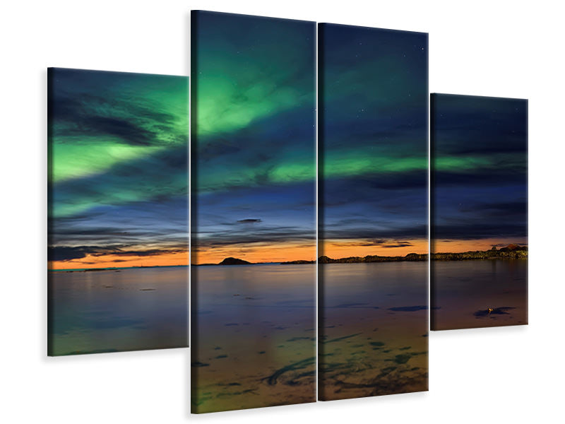 3-piece-canvas-print-sunset-at-andenes