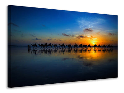 3-piece-canvas-print-sunset-camel-ride