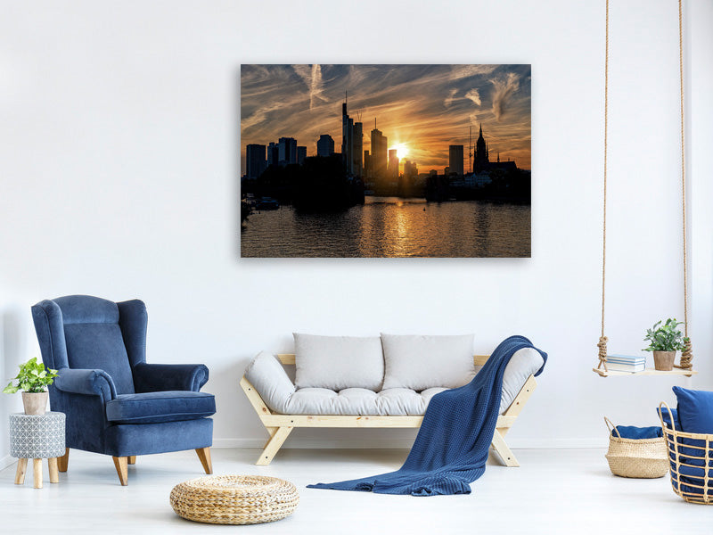 3-piece-canvas-print-sunset-on-the-skyline