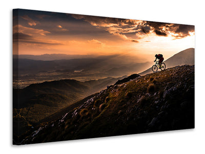 panoramic-canvas-print-sunset-ride