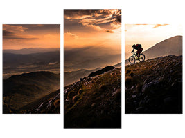 modern-4-piece-canvas-print-sunset-ride
