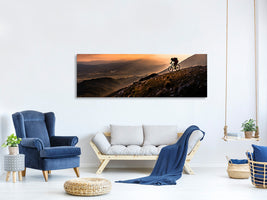panoramic-3-piece-canvas-print-sunset-ride