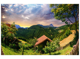 4-piece-canvas-print-swiss-mountains-in-summer