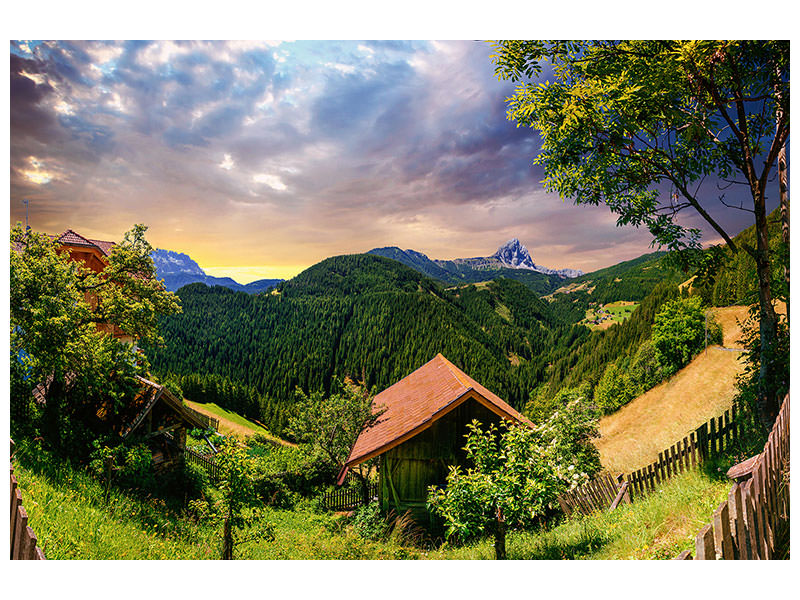 4-piece-canvas-print-swiss-mountains-in-summer
