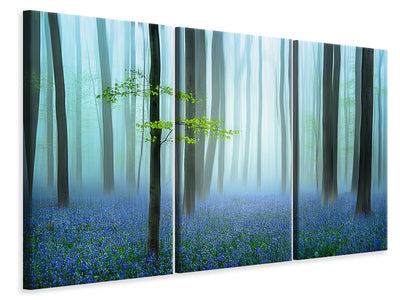 5-piece-canvas-print-the-blue-forest