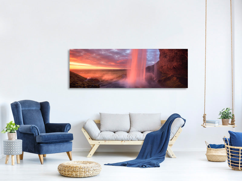 4-piece-canvas-print-the-burning-falls