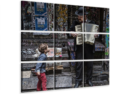 4-piece-canvas-print-the-busker-and-the-boy