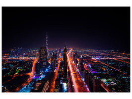 panoramic-3-piece-canvas-print-the-colorful-lights-of-dubai