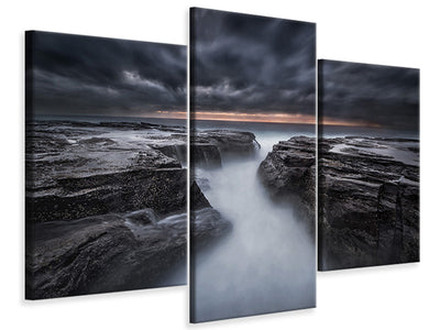 panoramic-3-piece-canvas-print-the-darkness-before-dawn