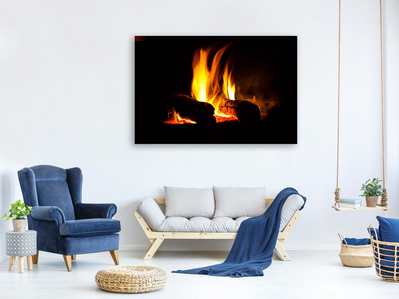 4-piece-canvas-print-the-fireplace