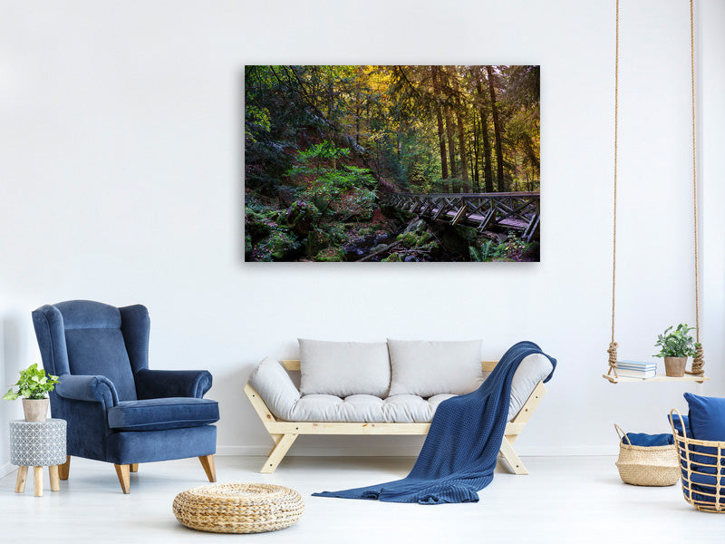 3-piece-canvas-print-the-forest-bridge