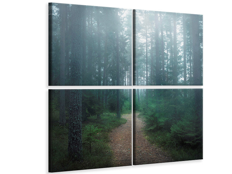 9-piece-canvas-print-the-forest-of-secrets