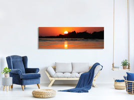 panoramic-3-piece-canvas-print-the-glowing-sunset