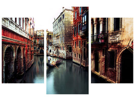 panoramic-3-piece-canvas-print-the-gondolier