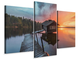 panoramic-3-piece-canvas-print-the-inclined-sauna