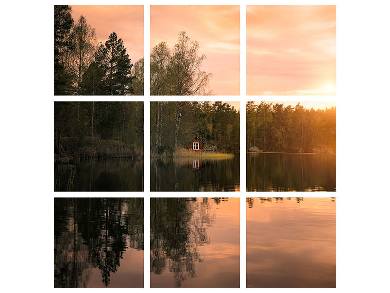 canvas-print-the-little-red-house