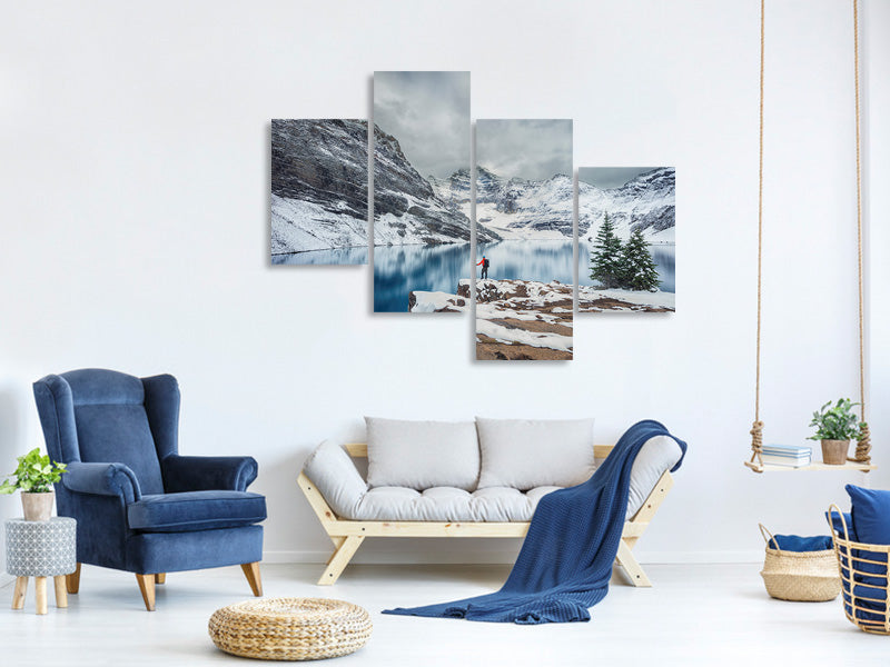 4-piece-canvas-print-the-mountains-and-me