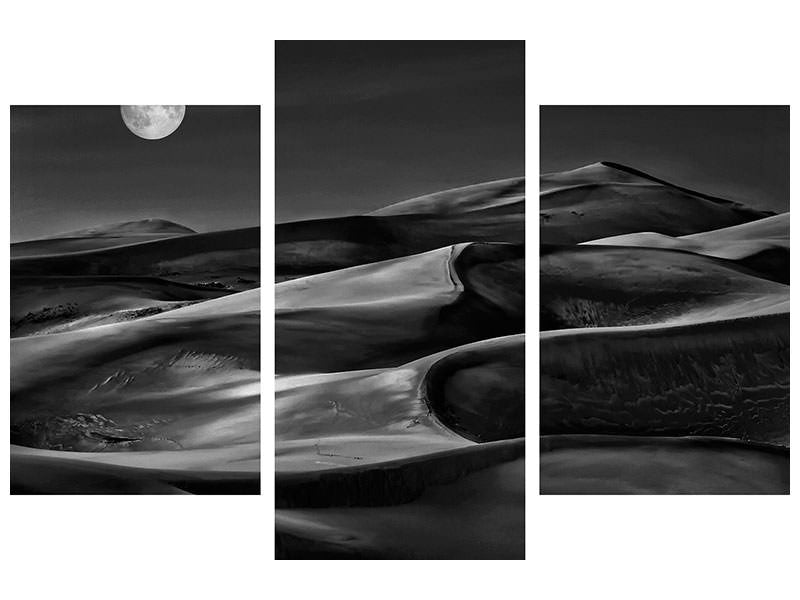 3-piece-canvas-print-the-night-walked-down-the-sky