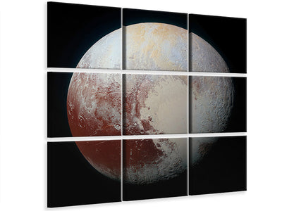 4-piece-canvas-print-the-planet-pluto