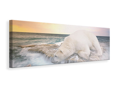 canvas-print-the-polar-bear-and-the-sea