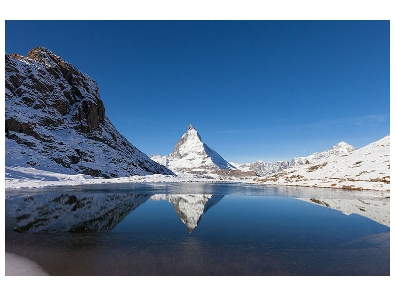 5-piece-canvas-print-the-riffelsee-on-matterhorn