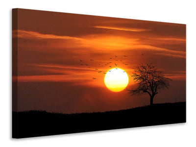 4-piece-canvas-print-the-sunset-on-the-horizon