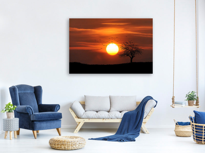 panoramic-3-piece-canvas-print-the-sunset-on-the-horizon