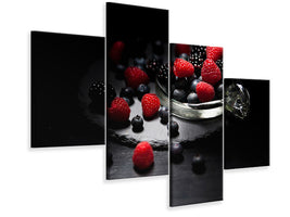 4-piece-canvas-print-the-variety-of-berries