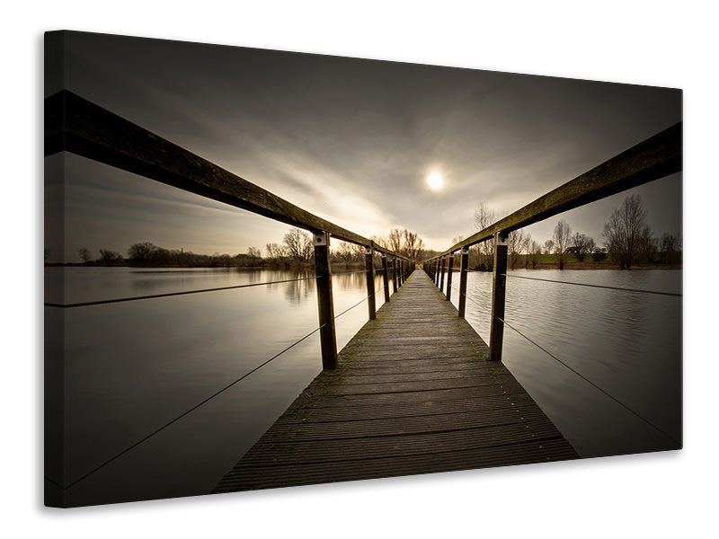 panoramic-3-piece-canvas-print-the-wooden-bridge
