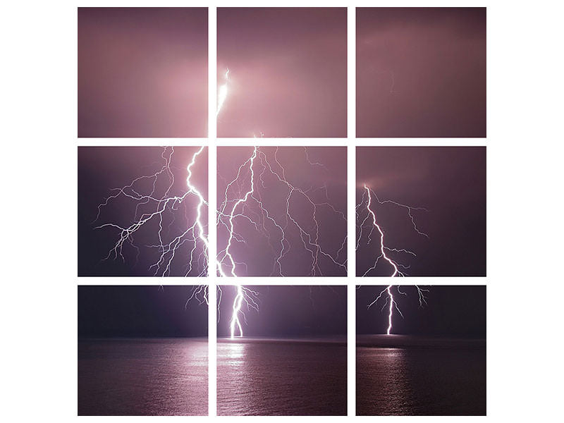 canvas-print-thunderbolt-over-the-sea