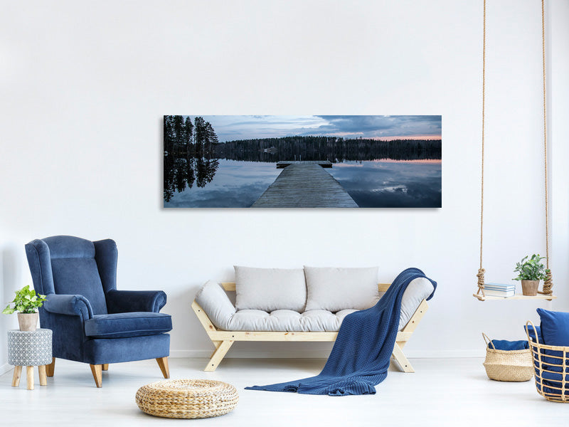 panoramic-3-piece-canvas-print-to-the-other-shore